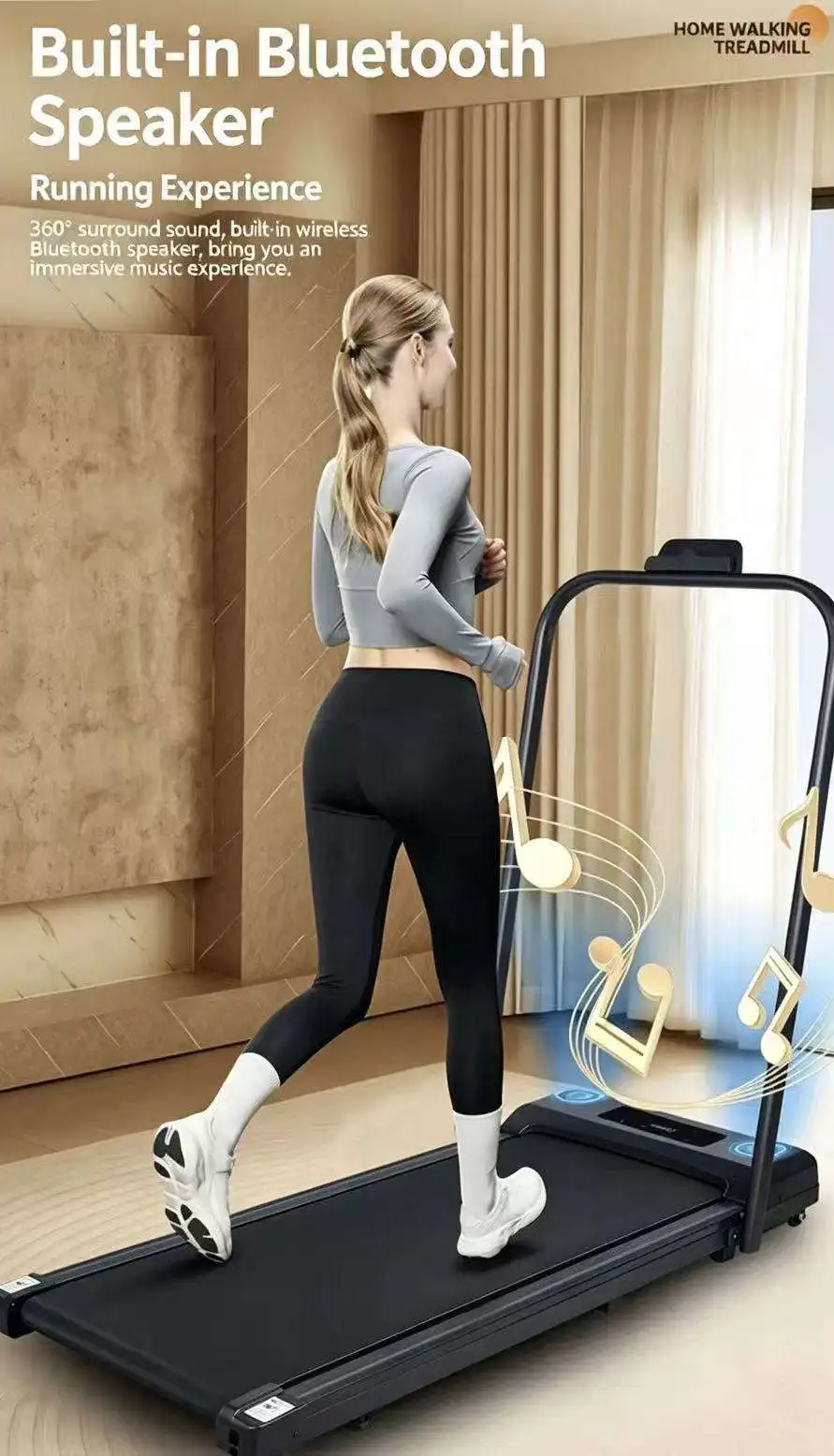 Home Gym Manual - جهاز مشي JMZ محمول قابل للطي