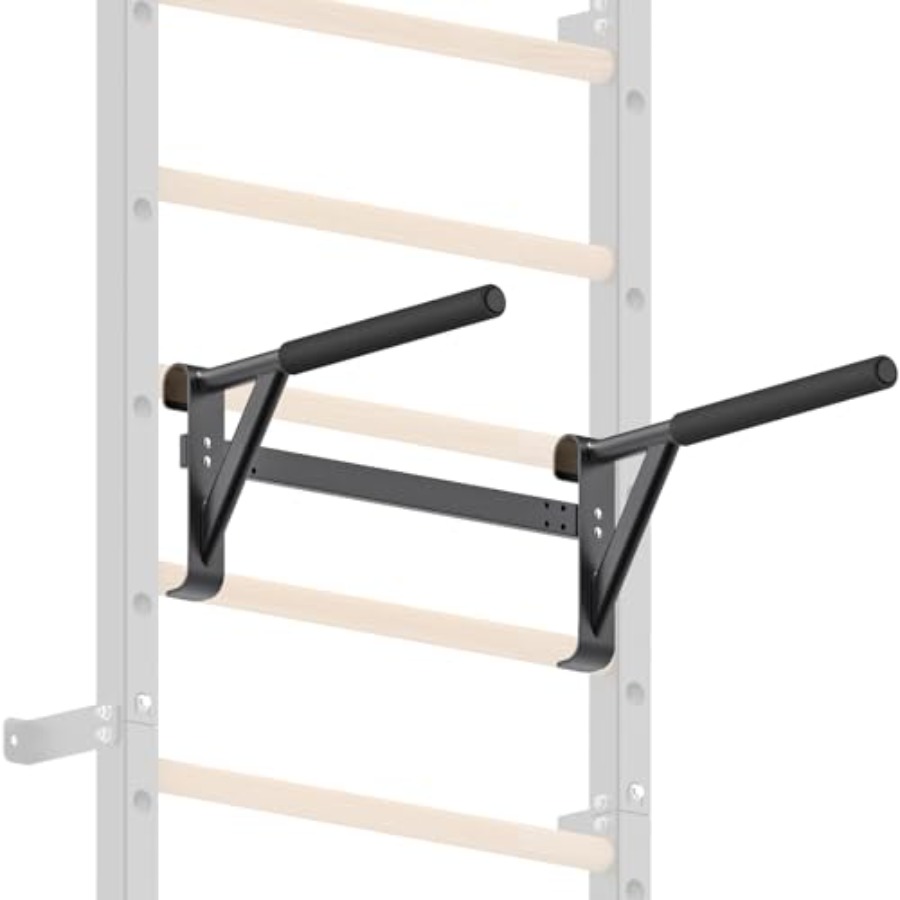 Home Gym Wall Mounted - عارضة جدارية للجمباز 2x2، سلم سويدي