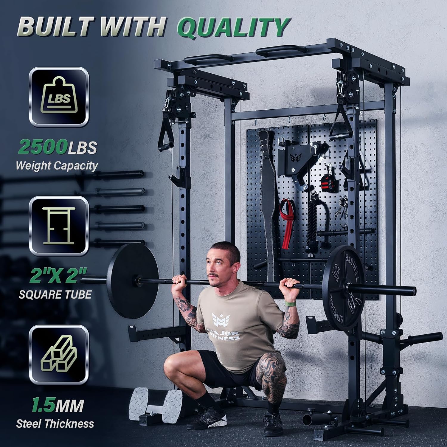 Pulley Home Gym - رف تمارين متعدد الوظائف Drone3 Power