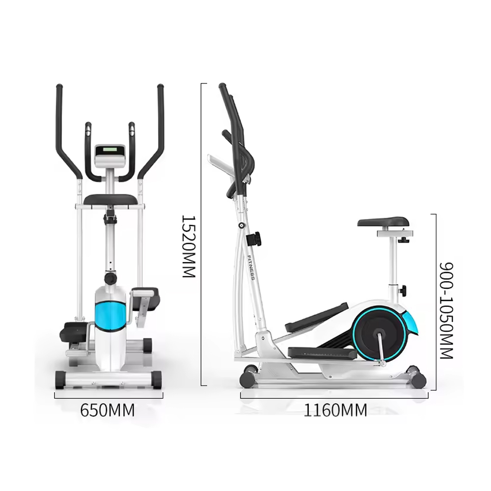 Home Gym Manual - جهاز تدريب بيضاوي يدوي من الفولاذ