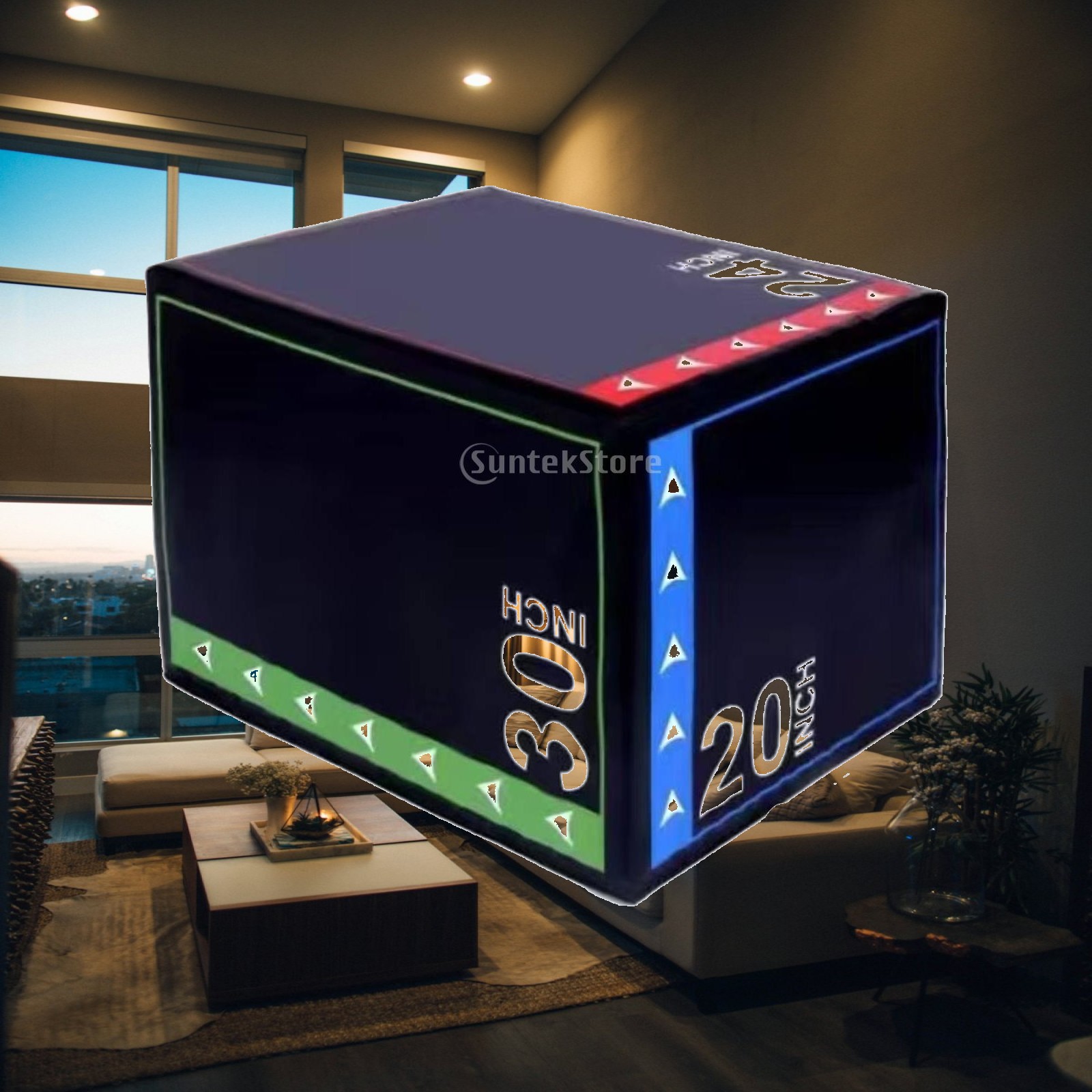 Home Gym In A Box - صندوق قفز بليومتري مصنوع من الفوم