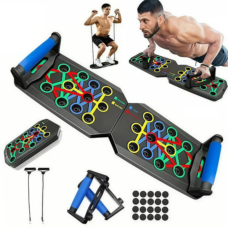 Home Gym Online - لوح تمارين قابل للطي مع أربطة