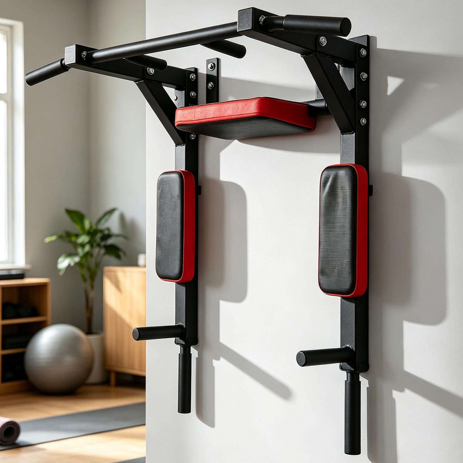 Home Gym Wall Mounted - بار سحب أفقي متعدد الوظائف يثبت