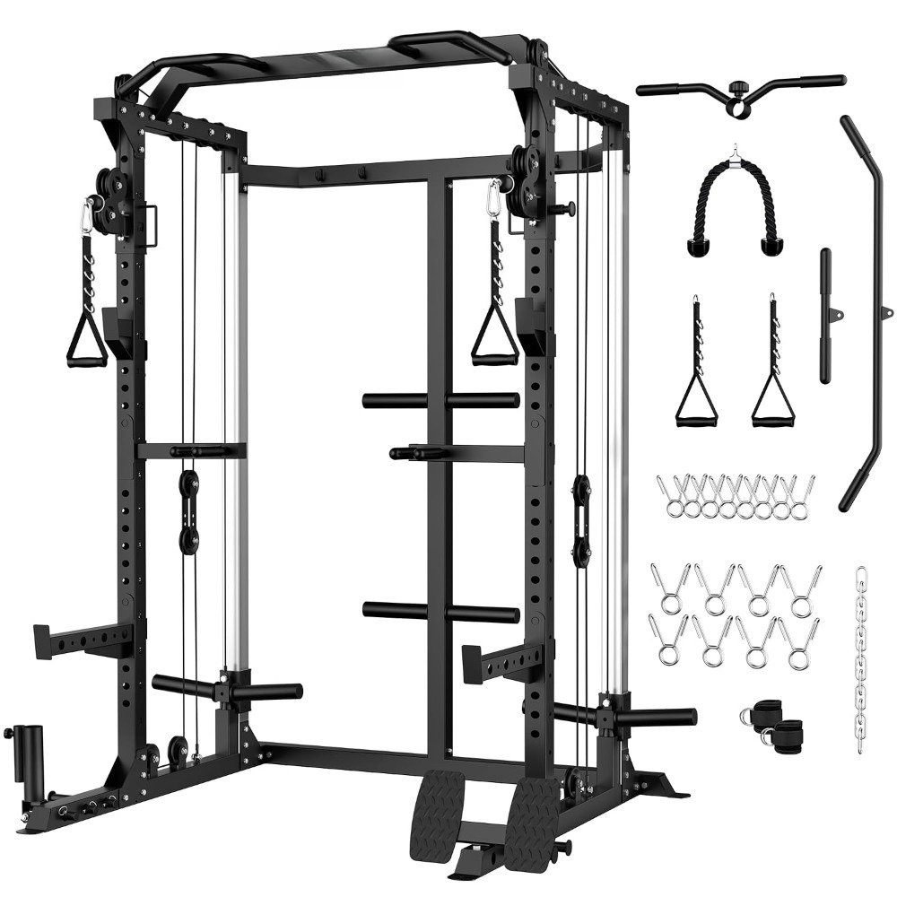 رف متعدد الوظائف للتمارين الري - مراجعة Pulley Home Gym وسعره