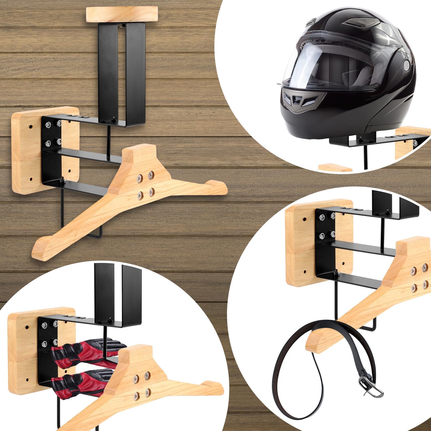 حامل خشبي لخوذة الدراجات النار - مراجعة Home Gym Wall Mounted وسعره