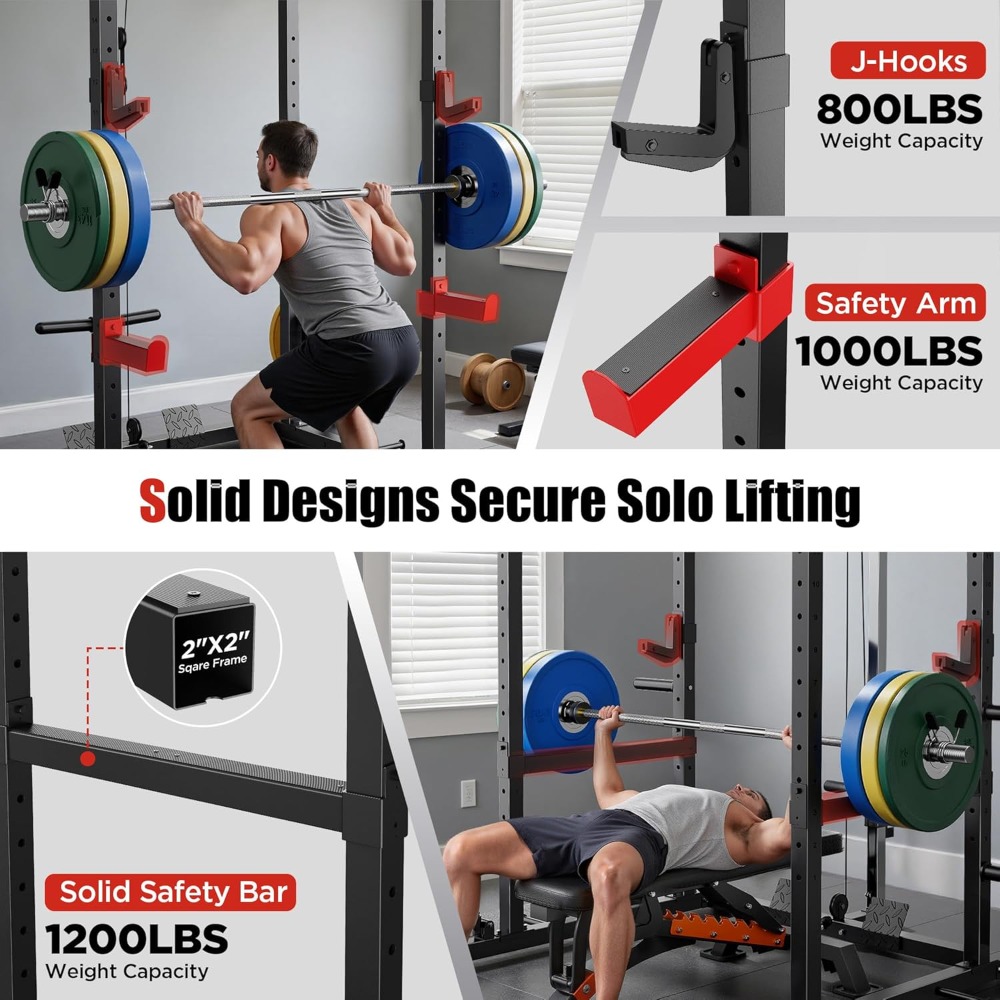 قفص قوة متعدد الوظائف مع نظام  - مراجعة Pulley Home Gym وسعره