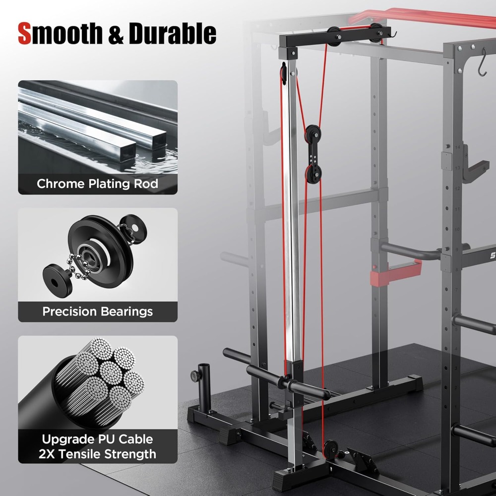 قفص قوة متعدد الوظائف مع نظام  - مراجعة Pulley Home Gym وسعره