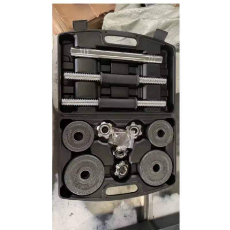 مجموعة أثقال حديدية مطلية بالل - مراجعة Home Gym In A Box وسعره