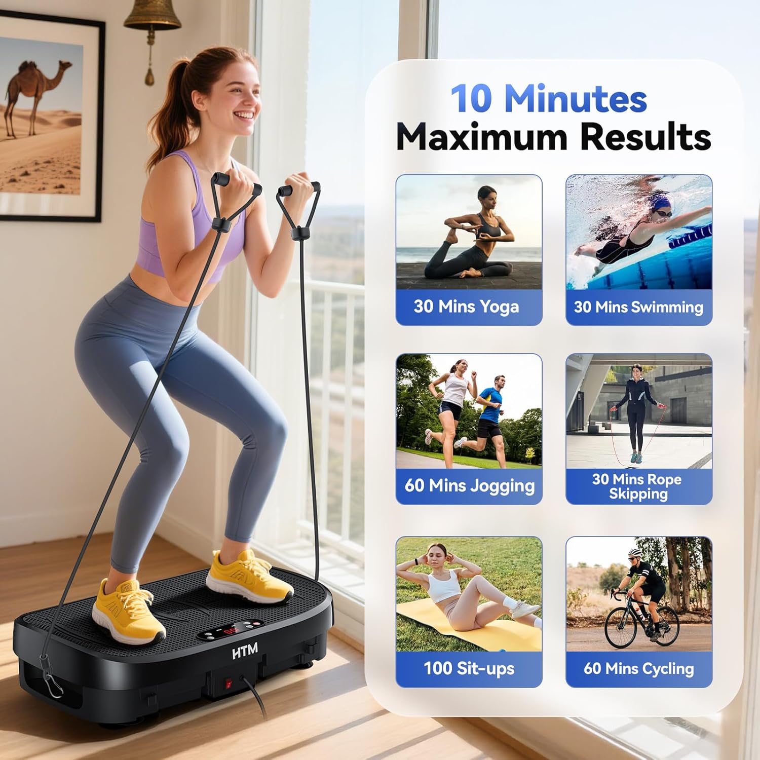 لوح اهتزاز لحرق الدهون ومنصة ل - مراجعة Home Gym Online وسعره