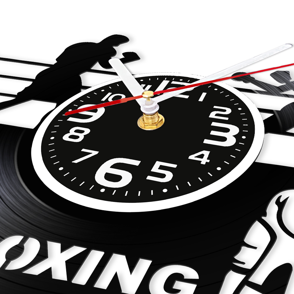 ساعة حائط من الفينيل على شكل ح - مراجعة Home Gym Living Room Ideas وسعره