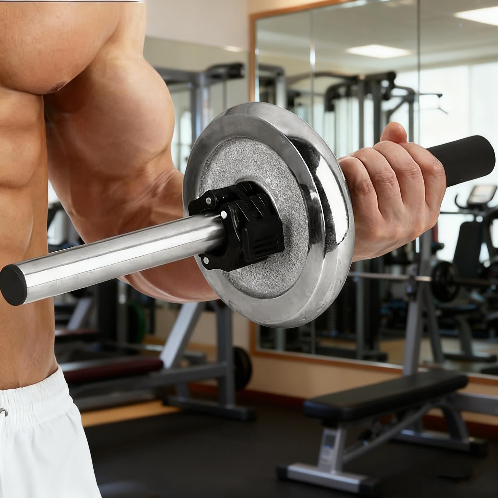 مقابض الدمبل، شريط المعصم، معد - مراجعة Home Gym Daily Routine وسعره