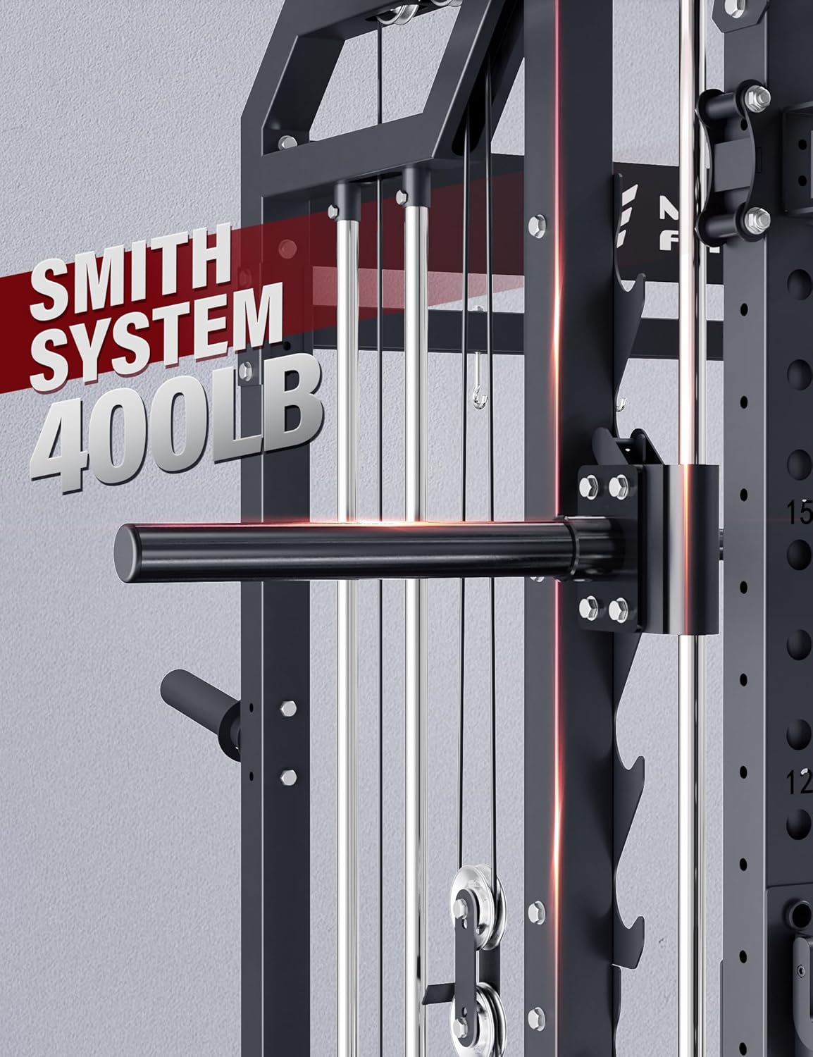 جهاز سميث للتمارين المنزلية، ر - مراجعة Pulley Home Gym وسعره
